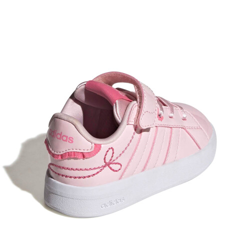 Championes de Niños Adidas Grand Court 3.0 Velcro Infantil Rosado