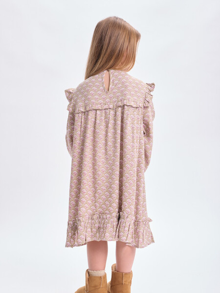 Vestido estampa boho Verde