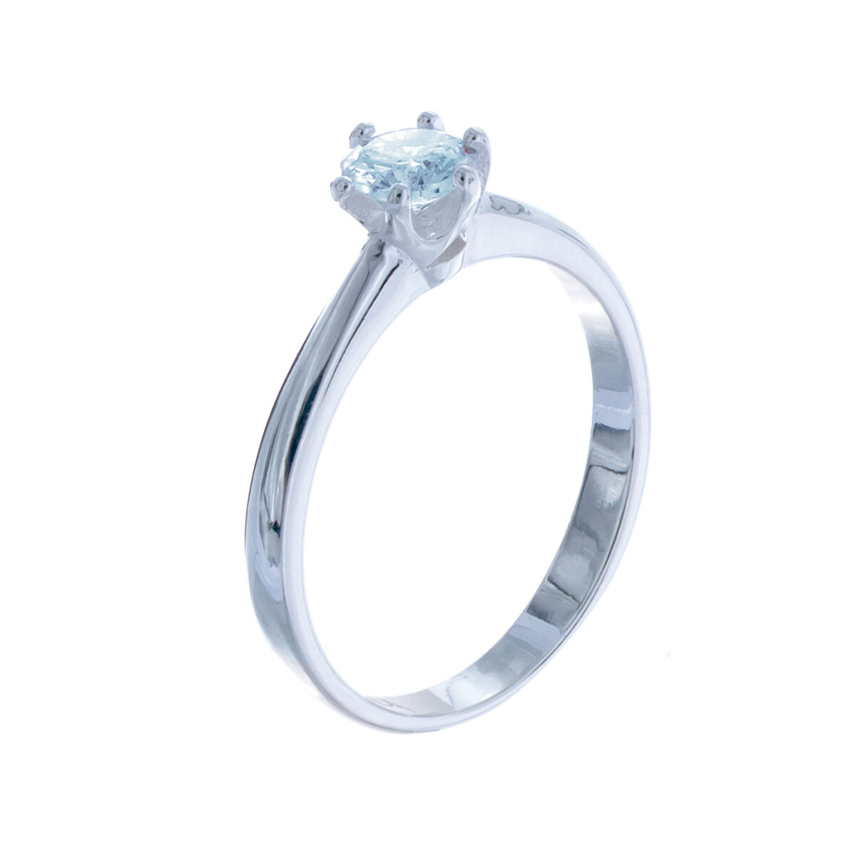 Anillo de plata 925 con circonia, SOLITARIO 