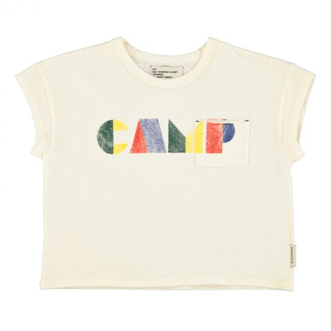 SS25.JRS2514A Camiseta Remera De Algodón Para Niños Camp Piupiuchick - 24 Meses