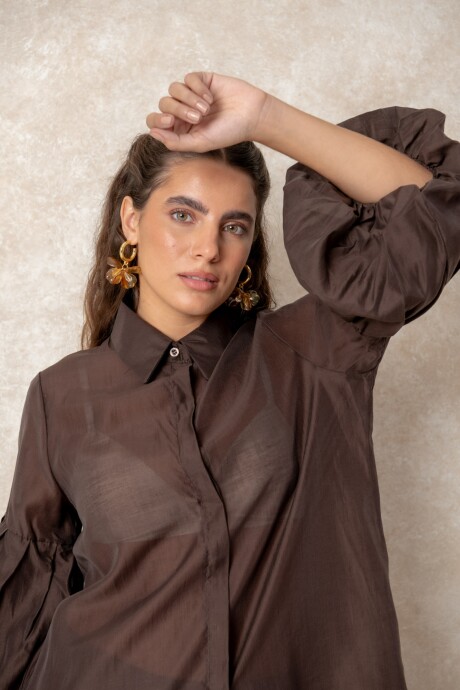 CAMISA BAHIANA Chocolate