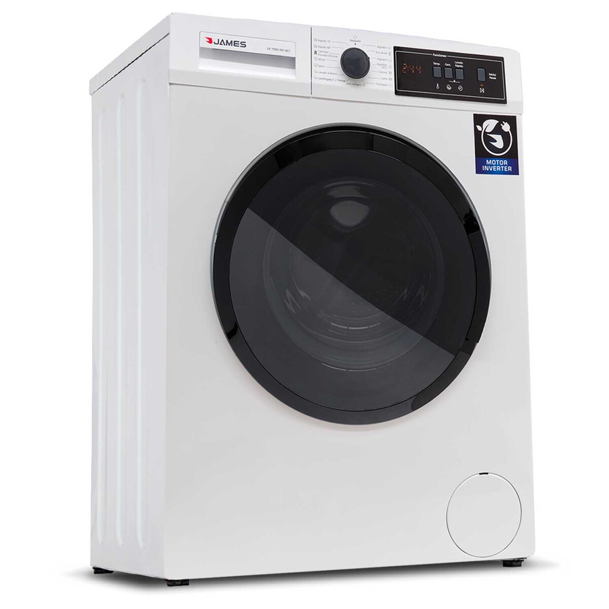 Lavarropas James Modelo Lr 7990 Inv Blt - LAVARROPAS JAMES LR7990 BLANCO 37990 