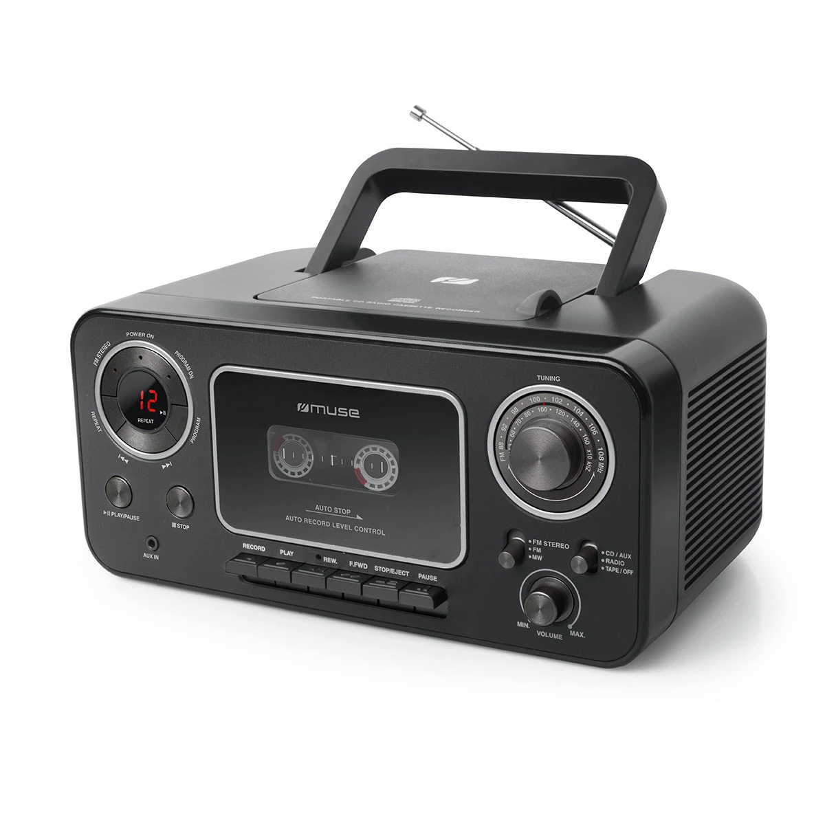 RADIO CASSETTE MUSE M182RDC PORTATIL 