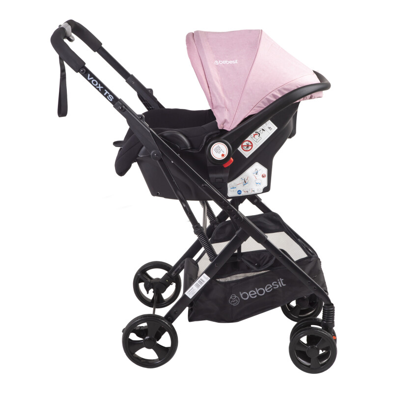 Coche Travel System I-Size Vox Bebesit - Rosa Coche Travel System I-Size Vox Bebesit - Rosa