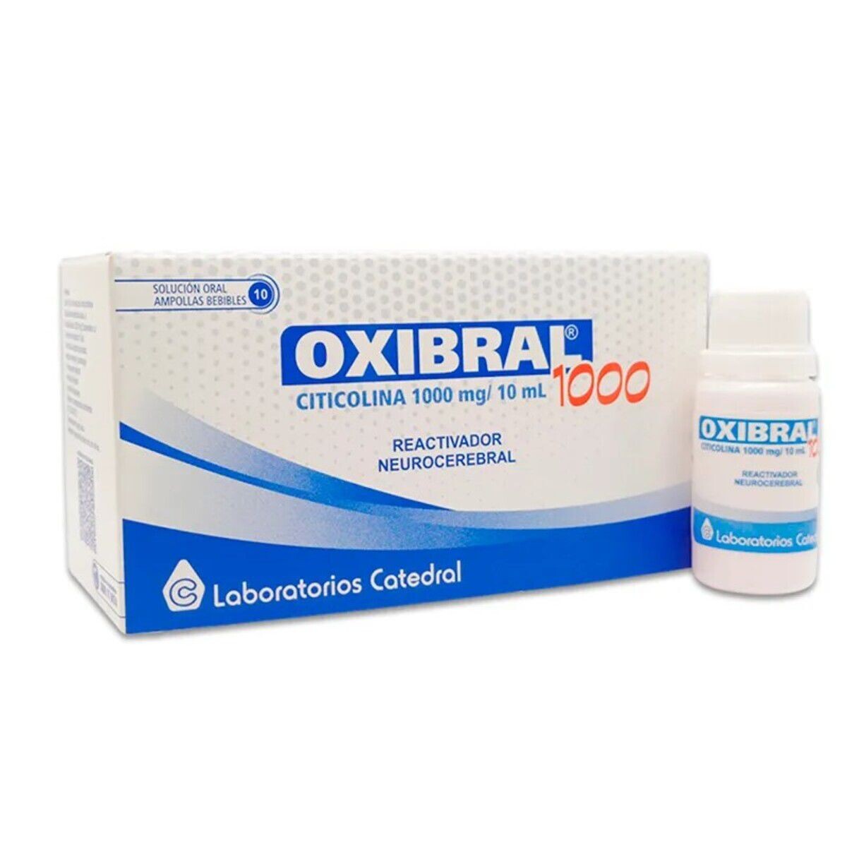 OXIBRAL 1000 MG CJ X 10 AMP. BEBIBLES 