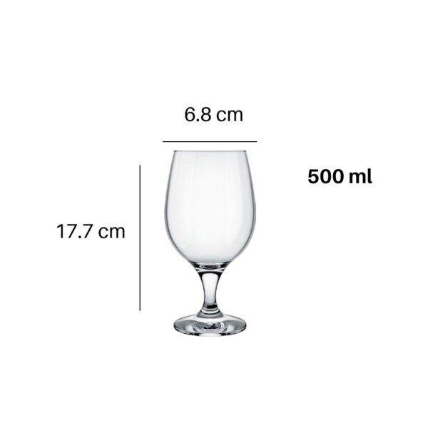 Copa vidrio Belga 500ml x 12 Nadir Copa vidrio Belga 500ml x 12 Nadir