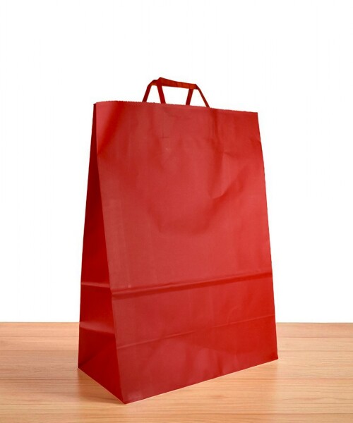 Bolsa lisa acuario 34x17x48 cm ROJO