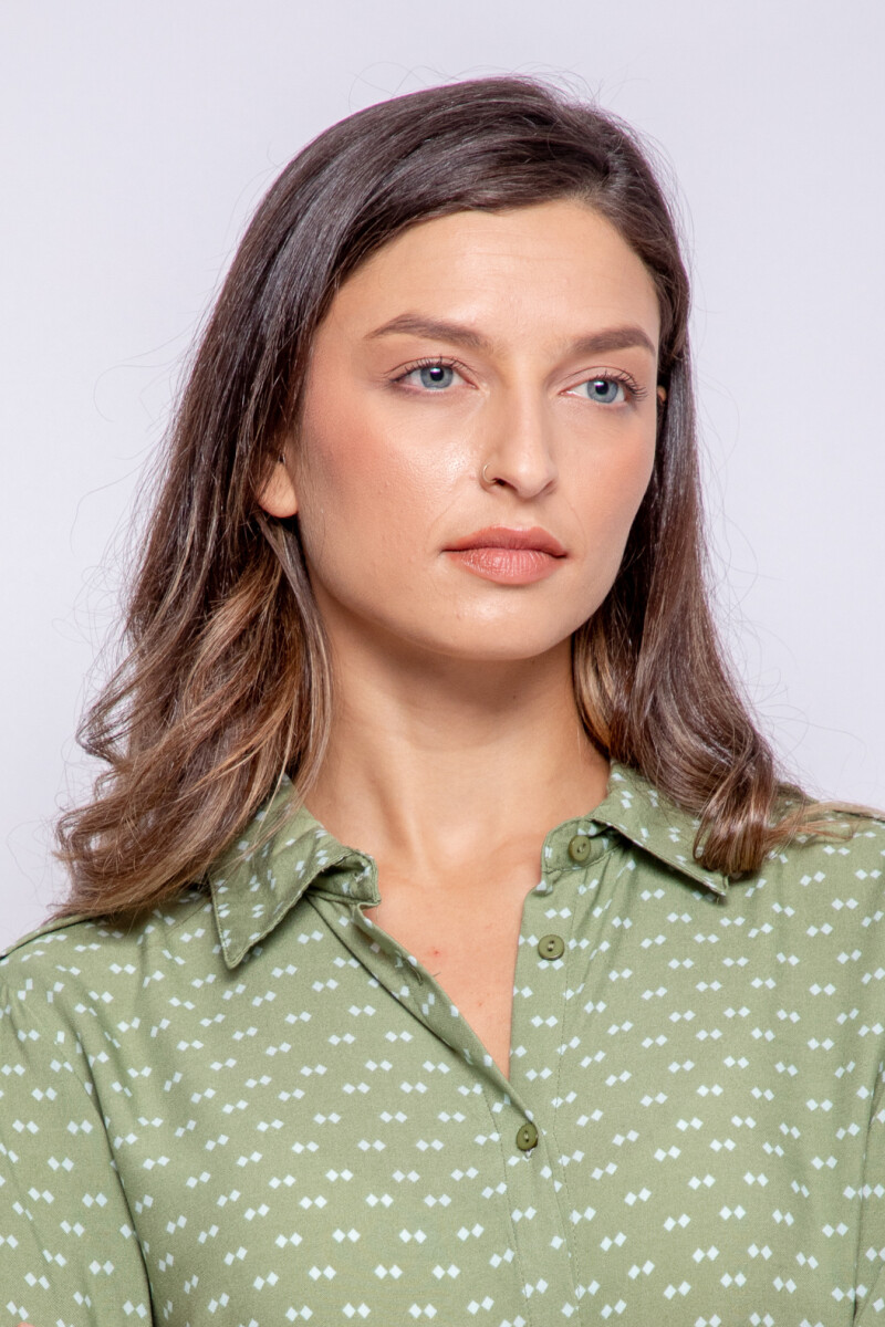 CAMISA LUANDA Verde Hierba