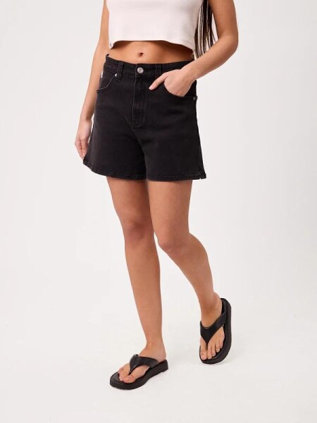 SHORT RUSTY SUZETTE MOM NEGRO