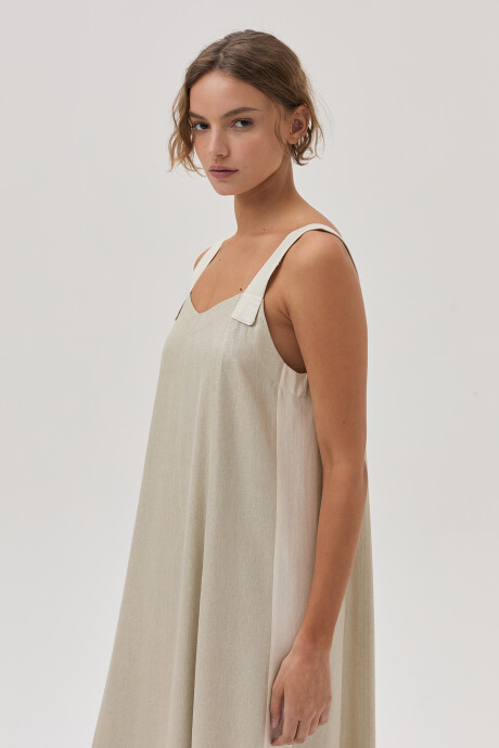 Vestido Alba Beige