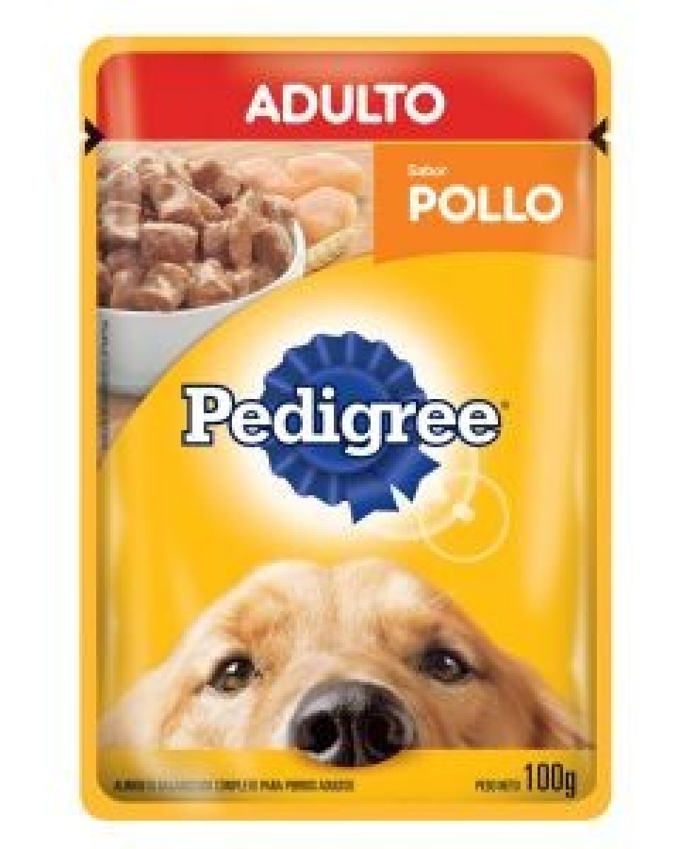 PEDIGREE ADULTO POLLO EN SOBRE 100 GR 