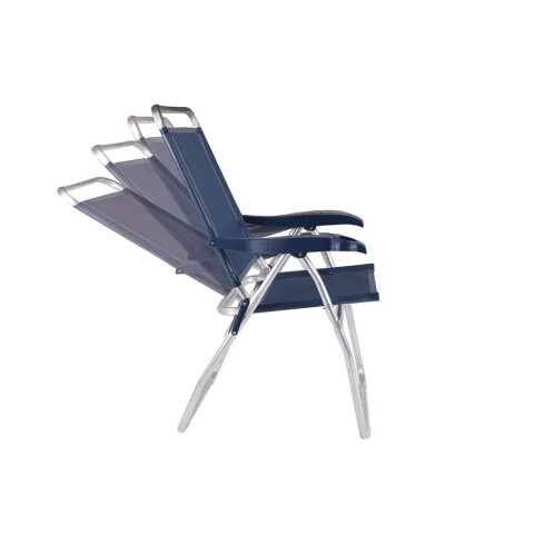 SILLA PLEGABLE DE ALUMINIO BOREAL 4 POSICIONES AZUL SILLA PLEGABLE DE ALUMINIO BOREAL 4 POSICIONES AZUL