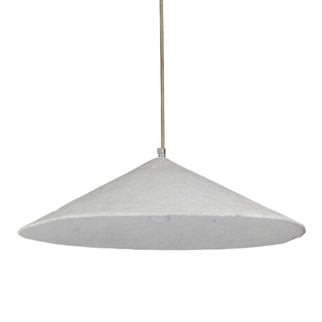 LÁMPARA DE TECHO PAPEL-MACHE BLANCO MACHÉ CONIC