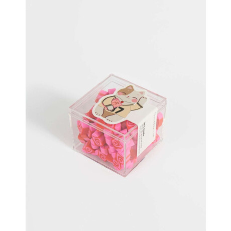 Set De Gomas De Borrar En Cajita Combinacion Multicolor