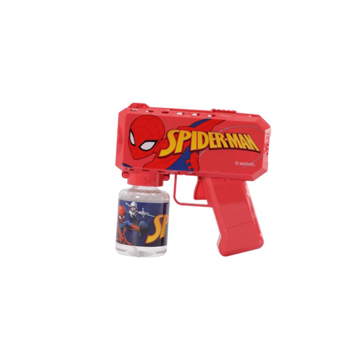 Pistola Burbujas Disney Con Frasco Universo Binario - SPIDERMAN 