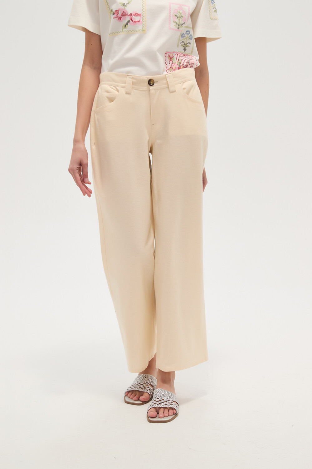 Pantalon Errini Crudo / Natural