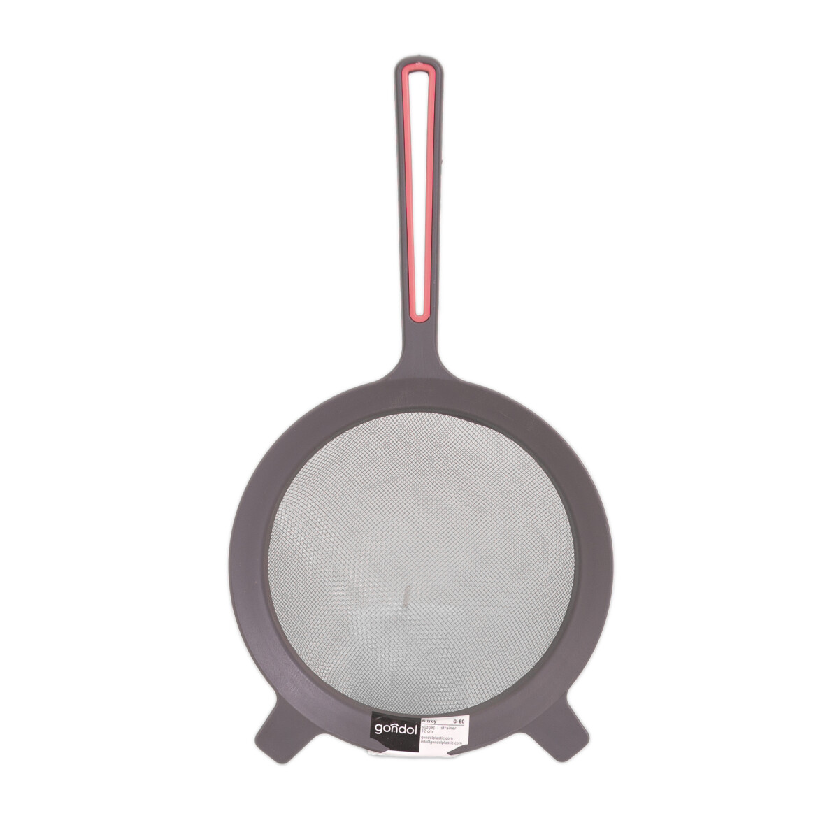 COLADOR - PLASTICO GRIS 12 CM 
