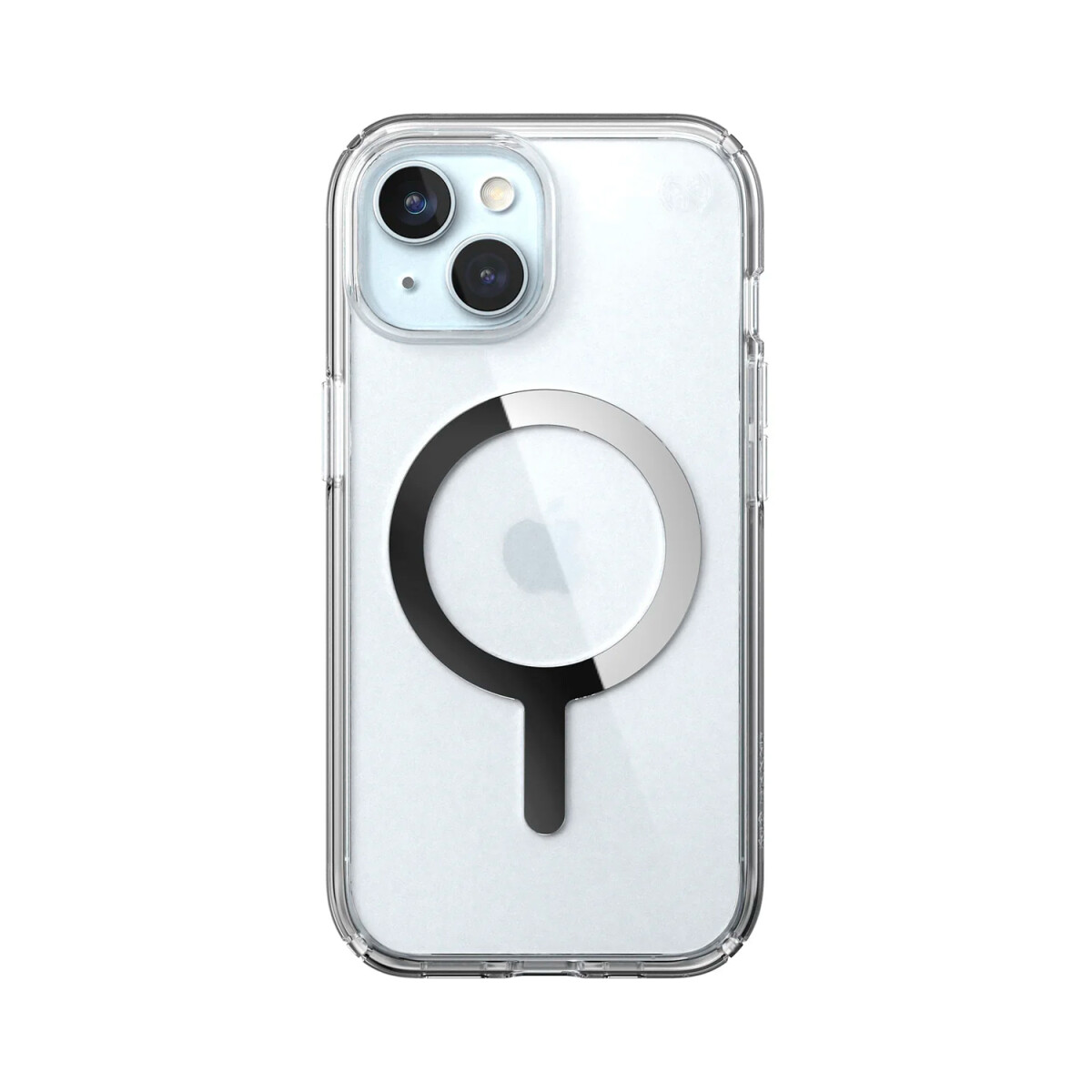 Funda Speck Presidio con Magsafe iPhone 15 - Clear/Chrome 