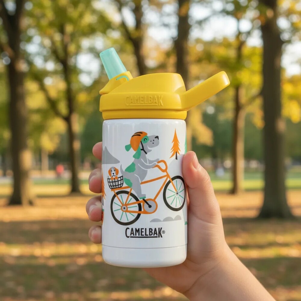 Vaso termico EDDY+ boquilla CAMELBAK perro bici
