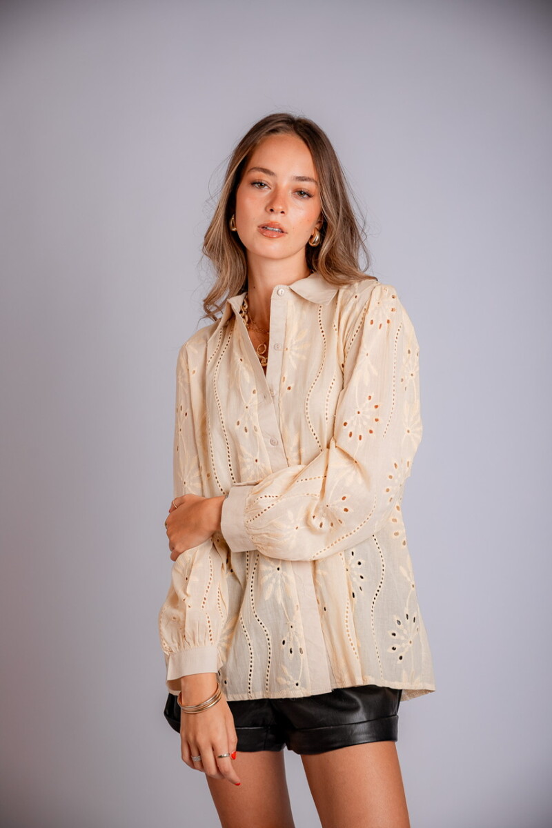 Camisa Lucienne - beige 