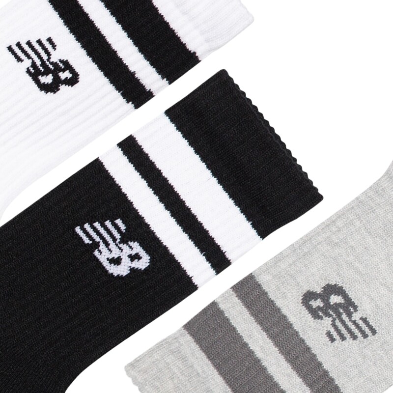 Medias New Balance Unisex - Striped Crew Socks - LAS35210AS PRINT/PATTERN/MISC