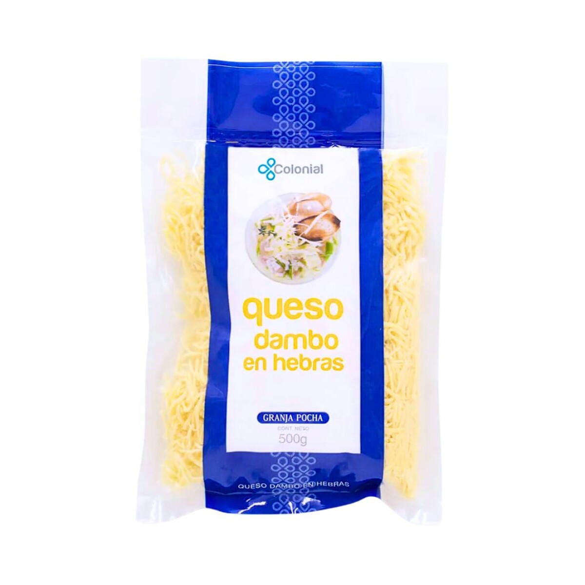 Queso en Hebras Dambo Colonial - 500 g 