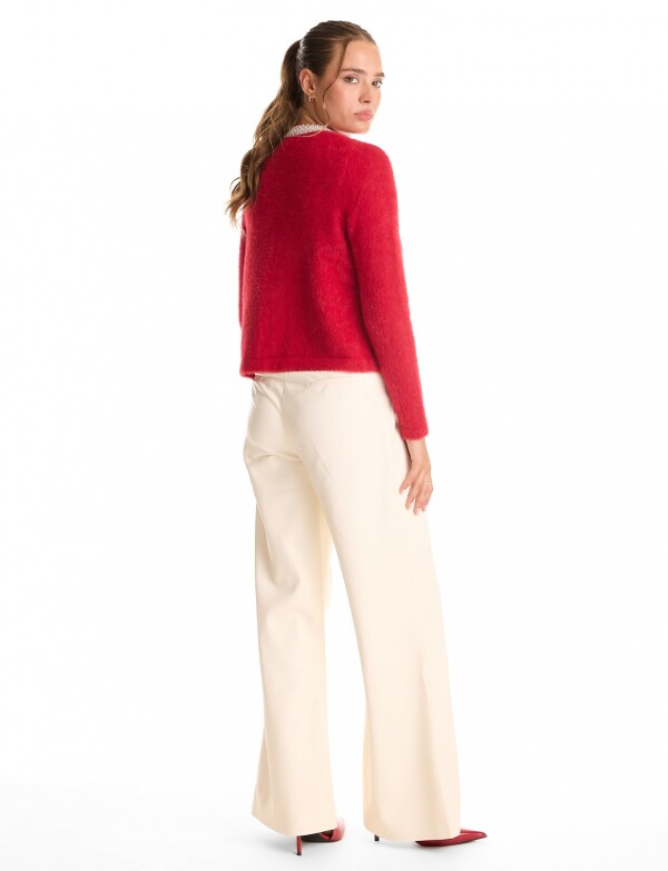 Chaqueta Mohair ROJO