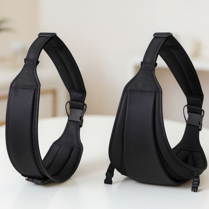 Portabebé Ergonómico Bandolera Riñonera Bebé Baby Carrier Negro Portabebé Ergonómico Bandolera Riñonera Bebé Baby Carrier Negro