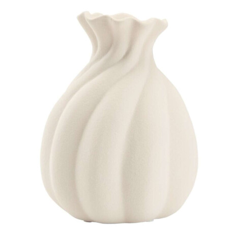 Jarron Gunni Ø14Xh18 Cm Blanco