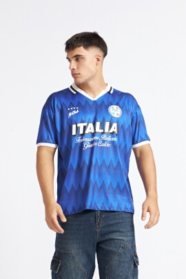 REMERA ITALIA AZUL
