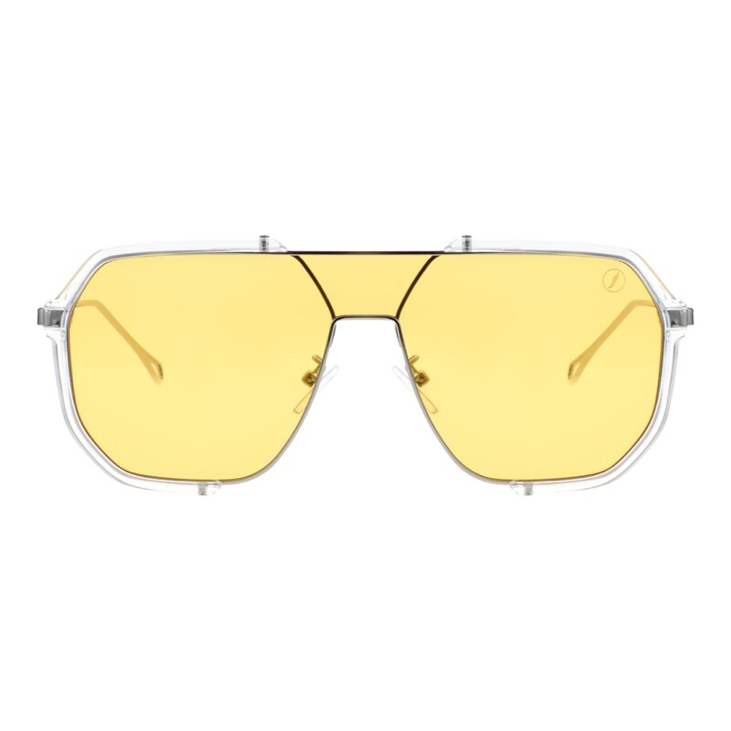 Lentes de Sol Chilli Beans Doha Transparente - Amarillo
