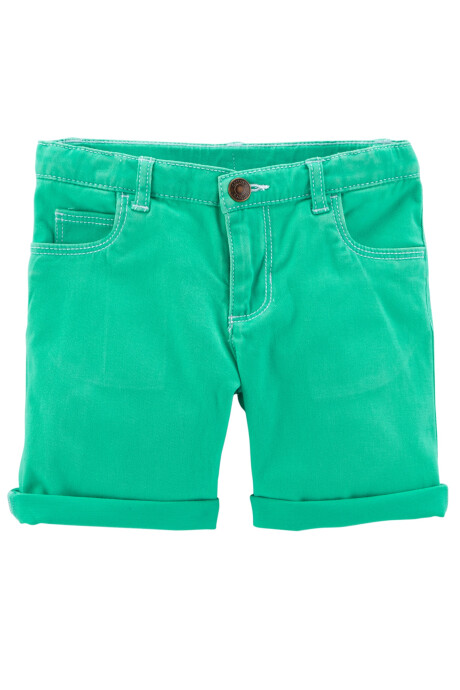 Short de jean verde 0