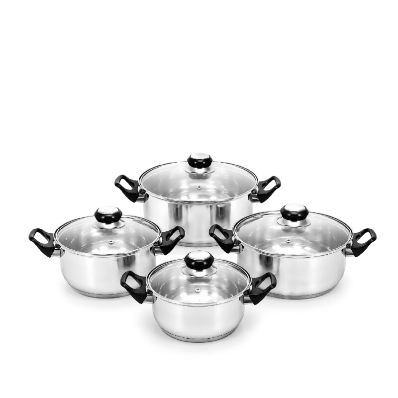 JUEGO DE BATERIA FLORIA ACERO INOXIDABLE 12 PIEZAS Juego De Bateria Floria Acero Inoxidable 12 Piezas