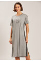 VESTIDO LARGO GRIS - 134