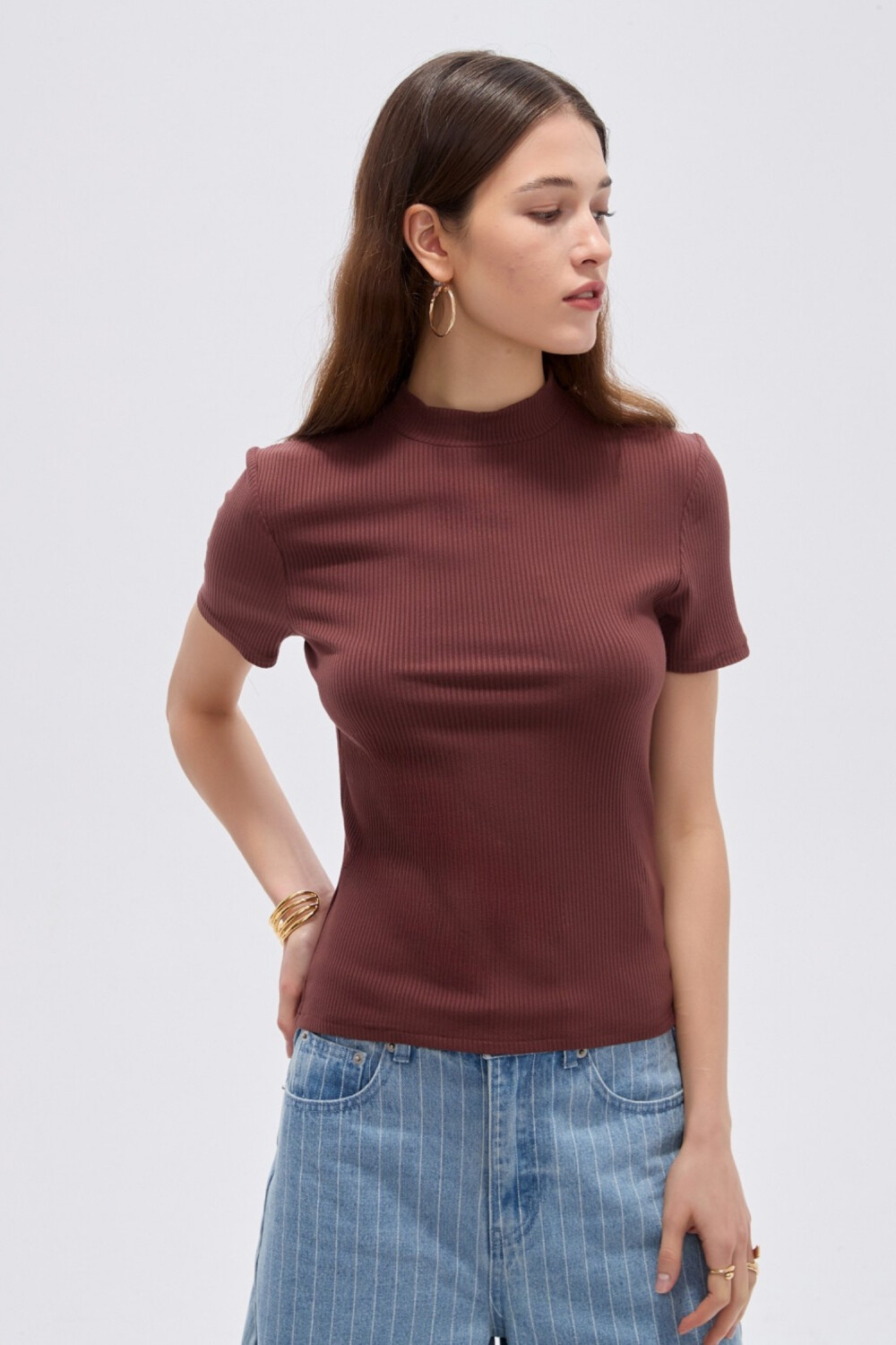 Remera Daly Marron