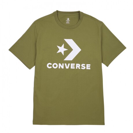 Remera Unisex Converse Chevron Verde Oliva
