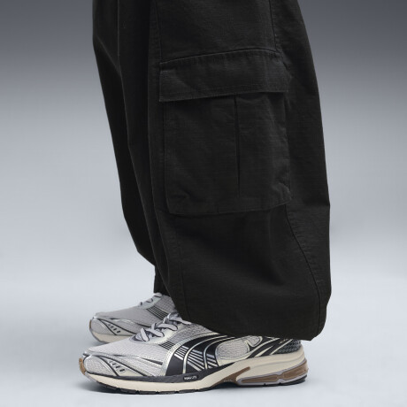 ESS Relax.Barrel Ripstop Cargo Slouchy Pants 63667501 Negro
