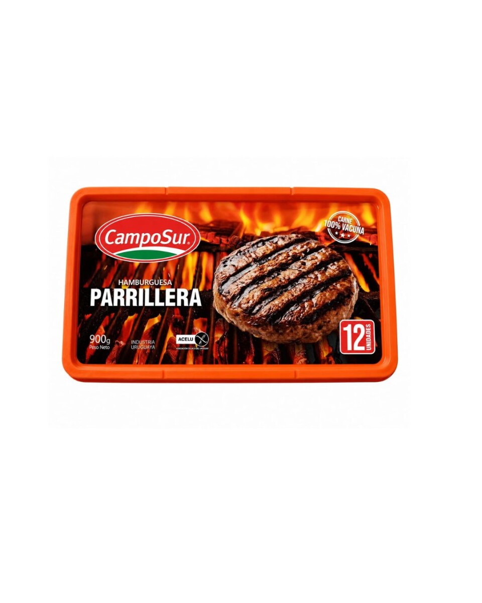 HAMBURGUESA PARRILLERA X 12 CAMPOSUR 