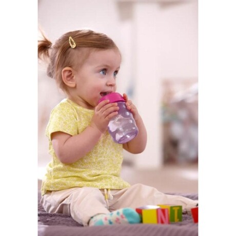 Vaso Easy Sip con boquilla Philips Avent 260ml +9 meses Violeta