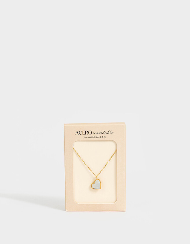 Cadena Corta con Dije Acero quirúrgico Cadena Corta Con Dije Acero Quirúrgico - Dorado
