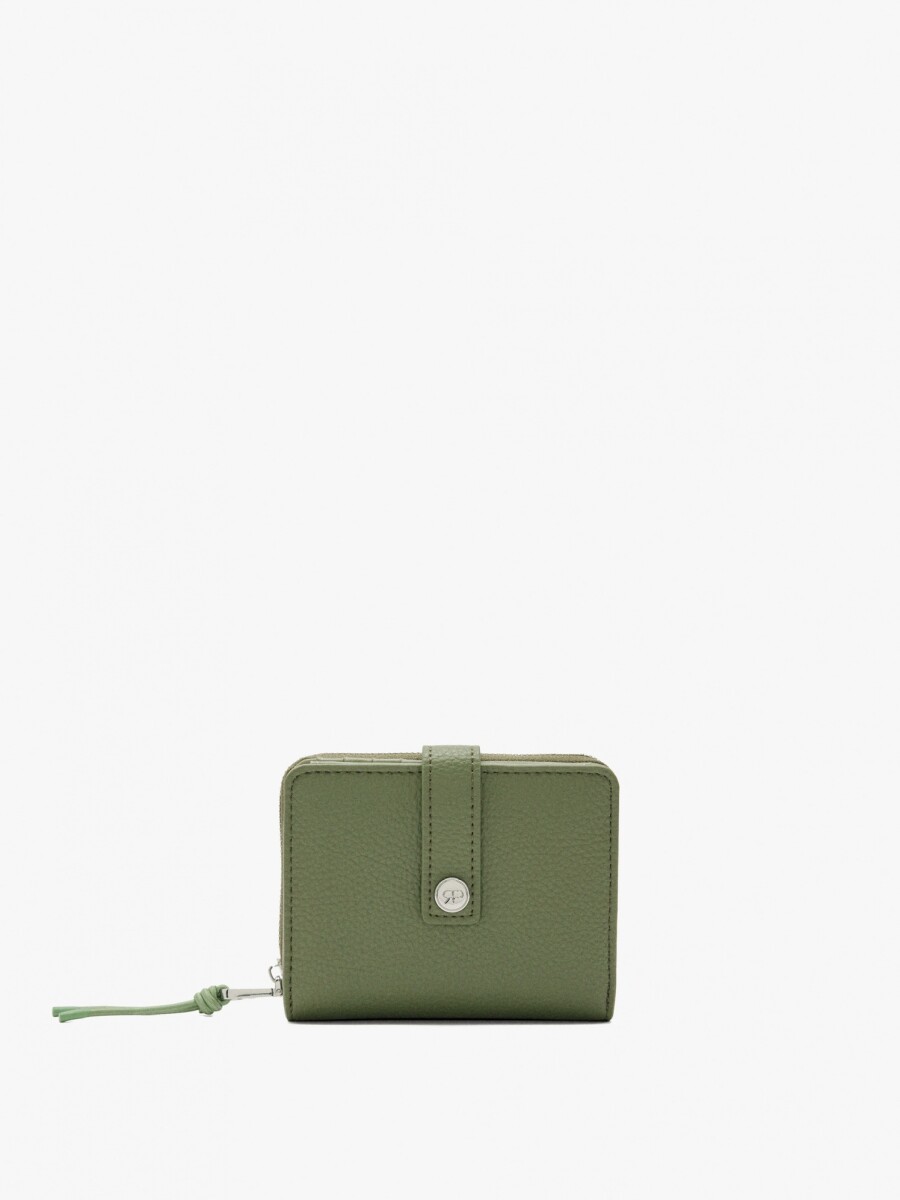 Cartera Con Textura caqui
