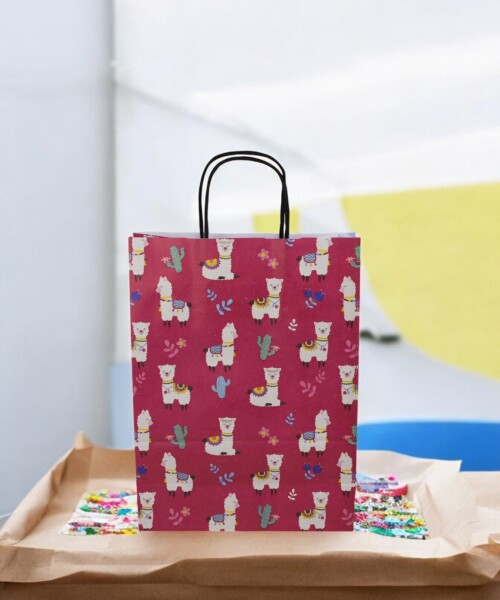 Bolsa 22x10x30 cm. LLAMAS