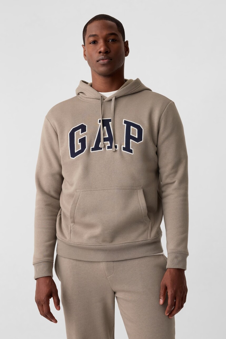 Canguro Logo Gap Con Felpa Hombre Trigger Brown