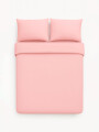 SABANAS JUEGO WASH 2 PLAZAS ROSADO