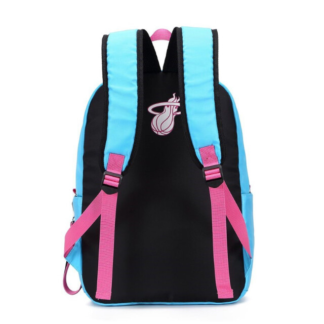 Mochila NBA Miami Turquesa - Rosado - Negro