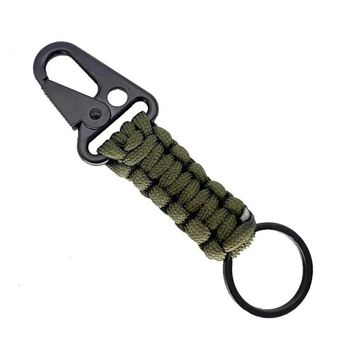 Llavero paracord con gancho - Verde 