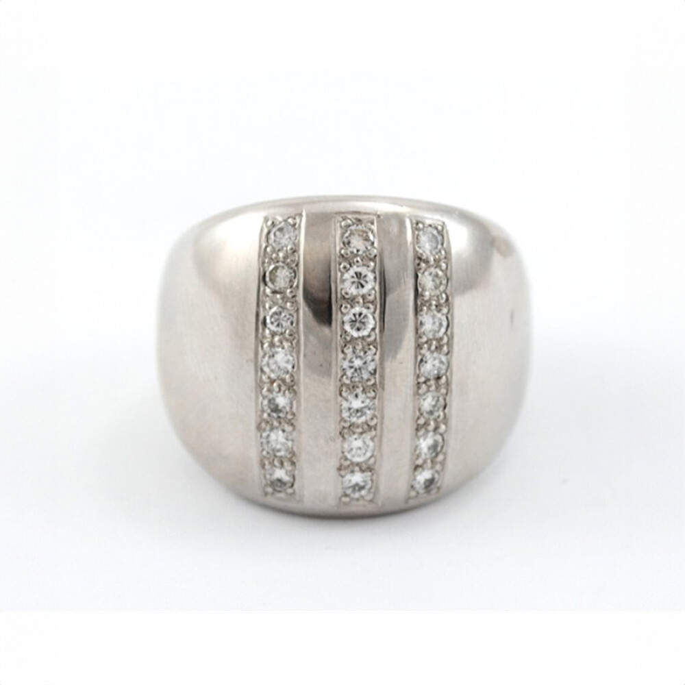 Anillo Oro Blanco 18K Con Brillantes Anillo Oro Blanco 18K Con Brillantes