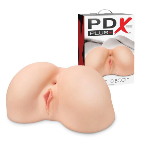 PDX Plus Perfect 10 Booty Masturbador Realístico Ano y Vagina Flesh
