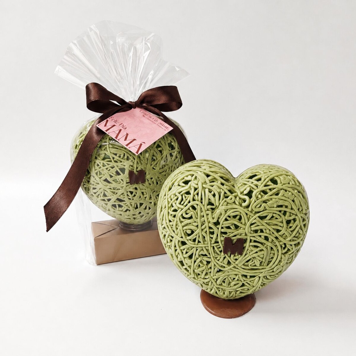 Corazón Labrado Pistacho 