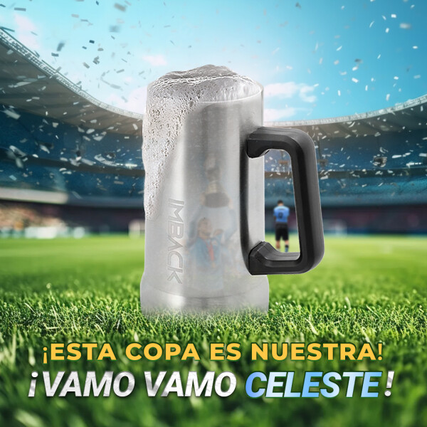 Vaso Térmico Jarra de Cerveza de 750 ml Color Plata Vaso Térmico Jarra de Cerveza de 750 ml Color Plata